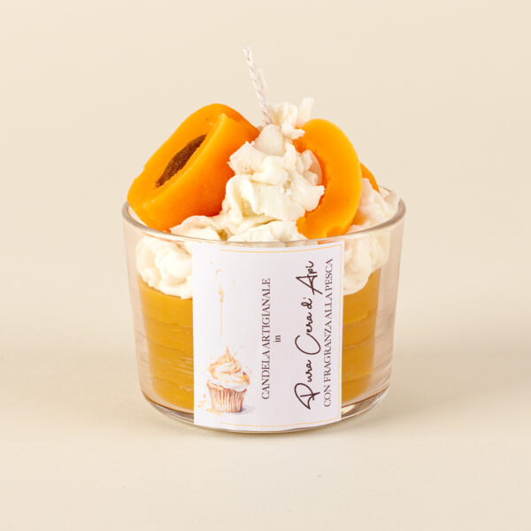Candela in Cera d'Api, Albicocca